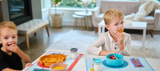 Toddler eating