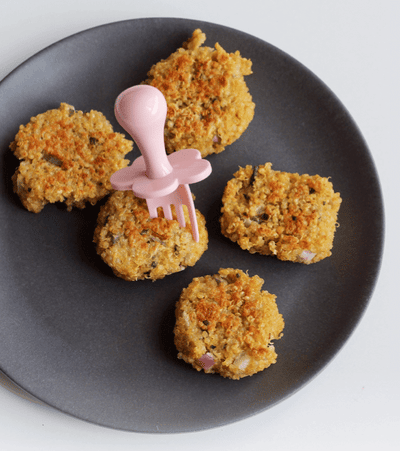 Baby-Led Weaning Quinoa Fritters Recipe